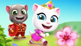 Talking Tom Gold Run Princess Angela 👸🌺 Update in👑 Gameplay #talkingtomgoldrun #games