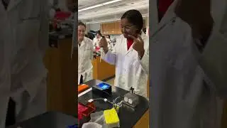 POV: Loading a #DNA gel for the first time 🧬 #biology #science #lab