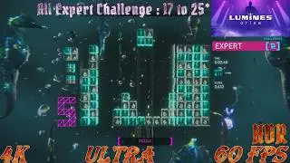 Lumines Arise 🏆 All Expert Challenges : Challenge 17 to 25 (*) [🖥️4K🖼️ULTRA🔄60FPS✨HDR]