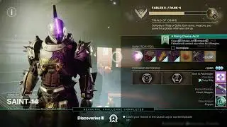 Destiny 2 Final Shape Echoes Get Cast No Shadow Perfect Paradox From Complete Saint 14 Tomb Quest
