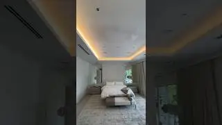 LED Ceiling Lights Tray Design #construction #shorts #miami