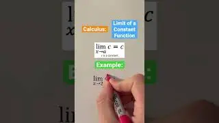 Calculus: Limit of a Constant Function #Shorts #calculus #math #maths #mathematics
