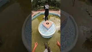 Water challenge 🤯.    #parkour #xrun #trending #shorts #viralvideo #parkourtraining