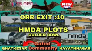 HMDA PLOTS,ORR EXIT:10, NEW PROJECT,BANK LOANS , WORLD CLASS AMENITES , TARAMATIPET.