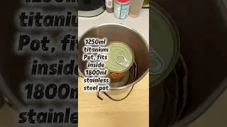 Bushcraft Cook Kit | Nesting Titanium Camping Pots & Frying Pans