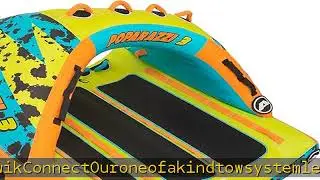 AIRHEAD Poparazzi, 1-3 Rider Towable Tube for Boating, Multiple Size Options Available