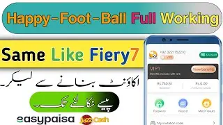 Happy-Foot-Ball New App||Same Like Fiery7||Live Withdrawa||#Earnsaad
