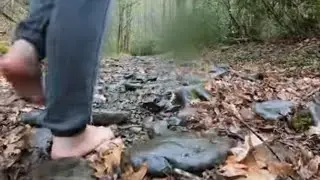 Barefoot Hiking | Rain | Elk