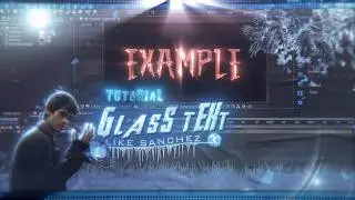 Glass Text Tutorial like Sanchezae - AFTER EFFECTS