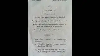 Bbmku  UG semester 2 MDC-2 English