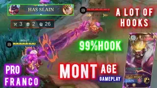 PRO FRANCO 26 ASSISTS GAMEPLAY MONTAGE 99%HOOK RATE|MLBB