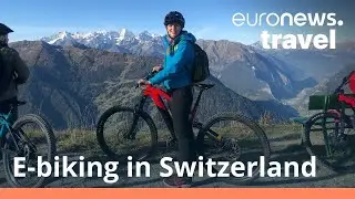 Electronic biking is the best way to explore the Swiss Alps in autumn