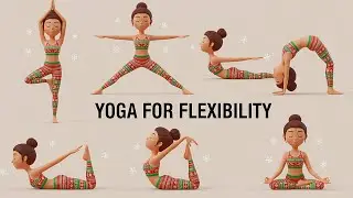 Christmas Yoga for Kids 🎄 | Flexibility Boost Warmups & Fun Asanas | Xmas Special Routine | YWK
