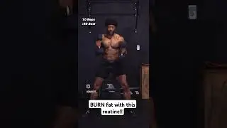 BURN FAT WITH THIS! #gymmotivation #chestworkout #cardioworkout #jumprope #gym #exercise #burnout