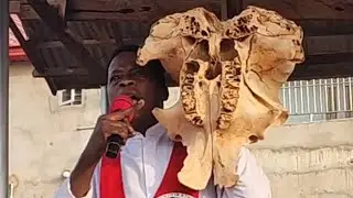 Native Doctor&rsquo;s Sacrifice Exposed! Fr. Okunerere Reveals Elephant Skull at Adoration Ground.