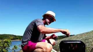Biolite Firepit - Genial grill og b&aring;lplass for b&aring;de kull og ved (A)