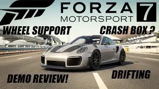 Forza Motorsports 7 DRIFTING - WHEEL SUPPORT - REVIEW