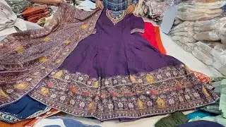 Party wear Dress 650/-single piece courier available Chickpet Bangalore wholesale shop 