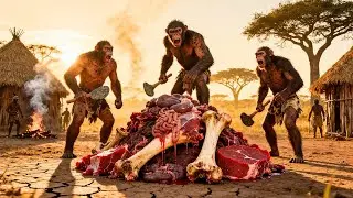Millions of Years Ago | How Early Humans BUILT Shelters and FACED Giant Creatures