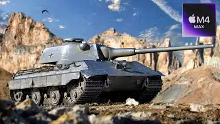 Shot my clone for 1000 HP &mdash; E 50 M goes wild on Overlord in WoT | Apple M4 Max