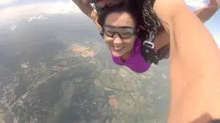 Janie of Chattanooga, TN takes the daring dive!
