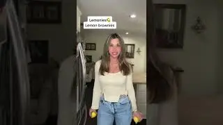 Лимонные! ЛЕГКО! 1 МИСКА, БЕЗ миксера! Лимонные брауни #шорты #видеовыпечки #легкиемонбары