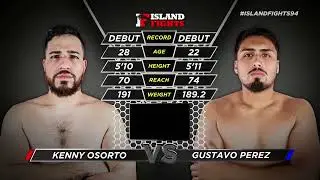 Kenny Osorto vs. Gustavo Perez — Full Fight Island Fights 94   | Islandfights.com