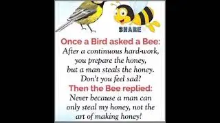 Once a Bird asked a Bee# quotes