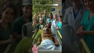 Evolution ofdocter:🎉the admit dog patient with doctor in hospital treatment🎉aryanmilky👍cut#cat#love