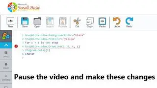 Small BASIC graphics lesson 2