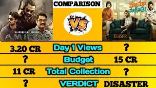 Amigos movie vs Mama Macheendra movie lifetime world wide total box office collection comparison।।