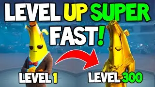 How to Level UP FAST + Gain XP in Season 2 Chapter 2 (Unlock Golden Peely - Level 300) - Fortnite