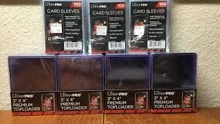 Ultra pro Top loaders and Sleeves REVIEW!