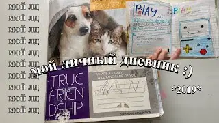 мой личный дневник с 2019 года *полный обзор*