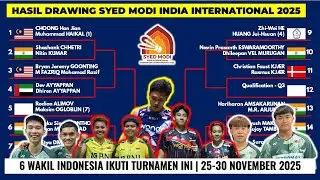 Syed Modi India International 2025 Draw Results: Indonesia Sends Young Players | November 25-30