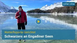 Schwarzeis an Engadiner Seen