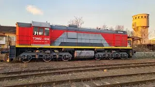Локомотив 57 034 (ТЭМ2-034) на Евроинженеринг