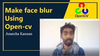Make your face blur using Open-cv