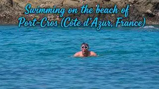 Swimming on the beach of Port-Cros (C&ocirc;te d'Azur, France): Part 3
