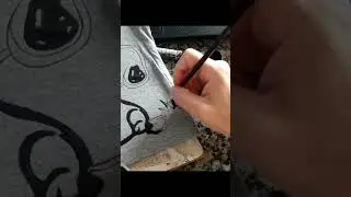 Pintura Manual em camisas #acrilex_oficial #pintura #desenho