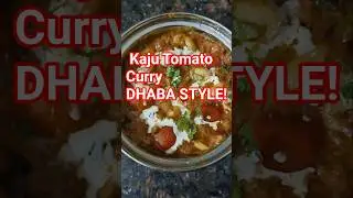 Kaju Tomato Curry 🍅 | Spicy Dhaba-Style Cashew Curry in Telugu | Restaurant Veg Vantalu #Shorts