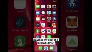Finally reached my goal of 1 Billion Dogelon Mars! 🚀#crypto #dogelonmars #cryptocurrency