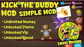 Kick The Buddy Mod Apk || Unlocked Items + Blo*d