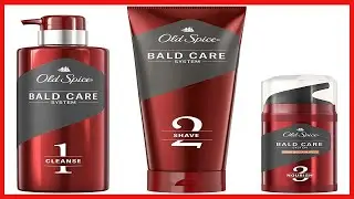 Great product -  Old Spice Bald Care System with Exfoliating Scalp Wash, Shave Cream with Vitamin E