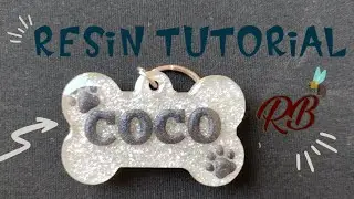 Resin Art DIY: How to Make a Dog Tag Locket | Simple Epoxy Resin Letter Dog Tag DIY&deg;Resin tutorial