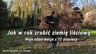 Jak w rok zrobić ziemię liściową. Moje obserwacje z 12 miesięcy.
