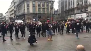 KV Ostend party in the city center of Brussels 18/03/2017 PART 2