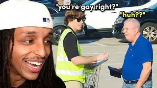 Agent 00 reacts to Gay Parking Only Prank