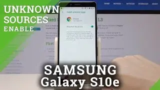 Unknown Sources in SAMSUNG Galaxy S10e - Allow App Installation