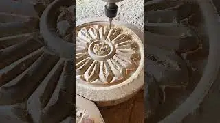 Velvet CNC Wood ASMR 🌳 | Smooth Routing & Gentle Wood Carving Sounds #wood